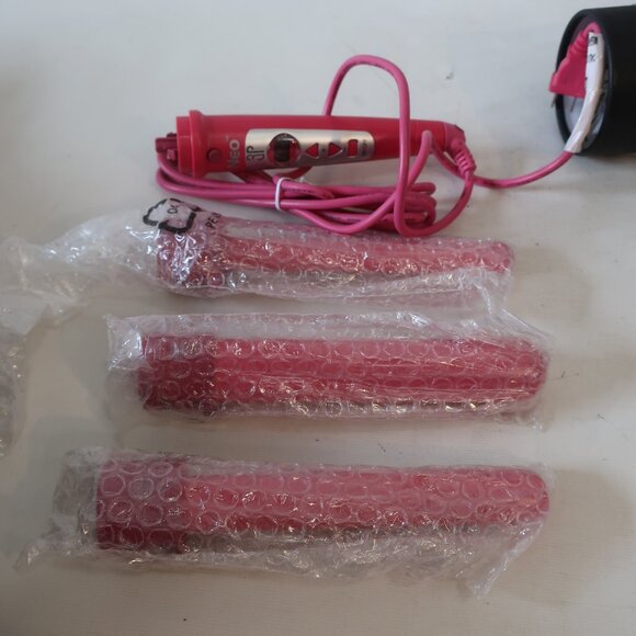 NOB Womens Neo 3P Professional Trio Interchangeable Pink Hair Curling Iron - Picture 2 of 8